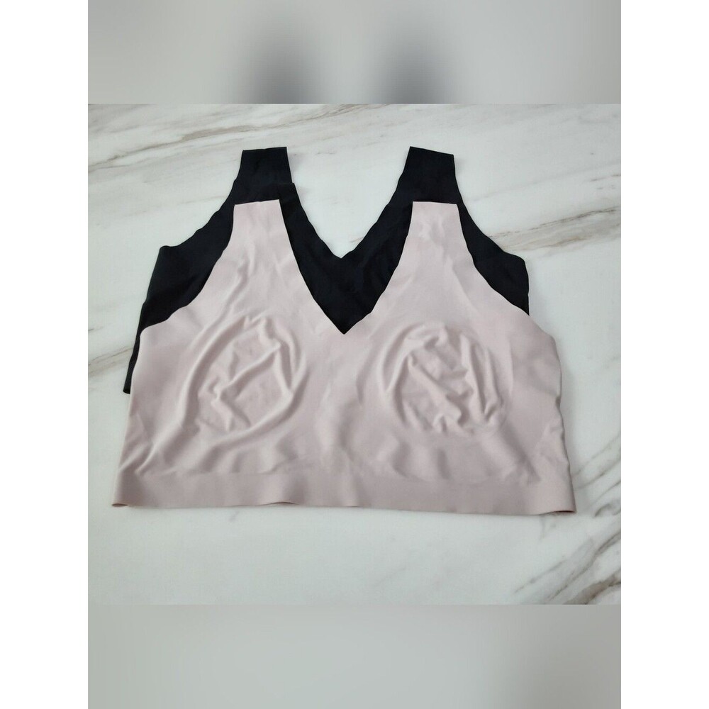 MARILYN MONROE Nylon Spandex Comfort Bralette Sz 1X - 2 Pc Lot